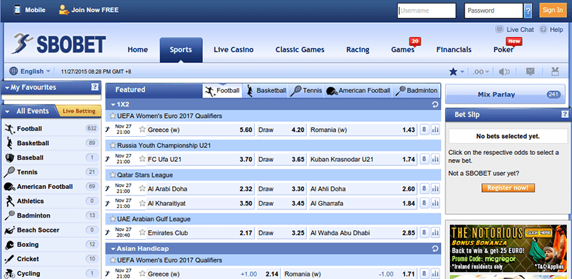 SBO Bet