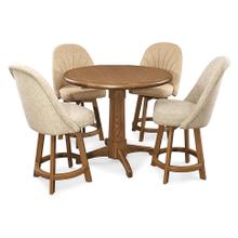 Table Base: Pedestal (chestnut)