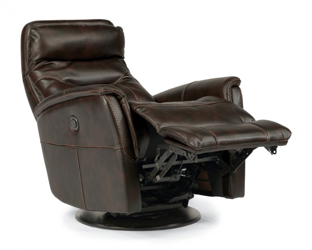 Alden Queen Power Swivel Recliner