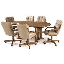 Table Base: Twin Legs (chestnut)