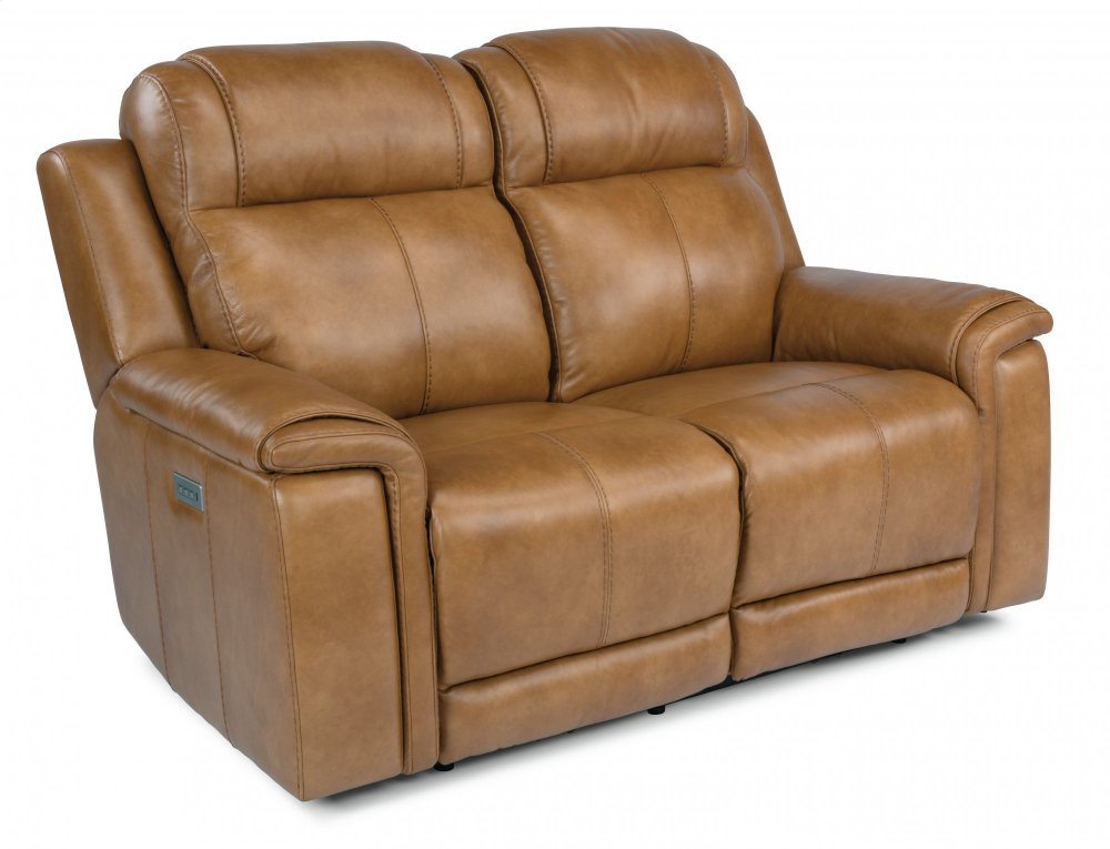 Kingsley Power Reclining Loveseat with Power Headrests